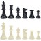 WE Games Weighted Plastic Staunton Chess Pieces, 3.75 in King